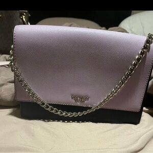 🎁NEW Kate Spade Lavender Pink/Navy and White Bag /Crossbody EC
